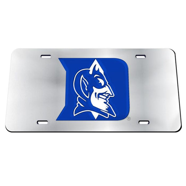 Placa de matrícula especial de acrílico de Duke Blue Devils