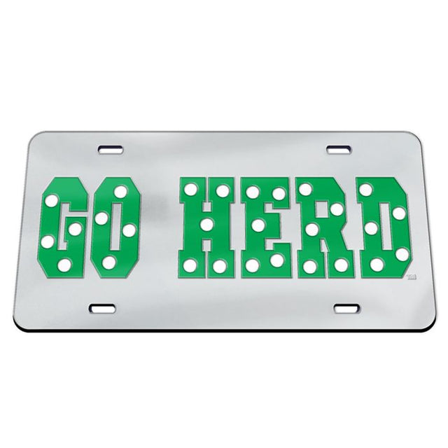 Marshall Thundering Herd Marshall Go Herd/Dots 亚克力经典车牌