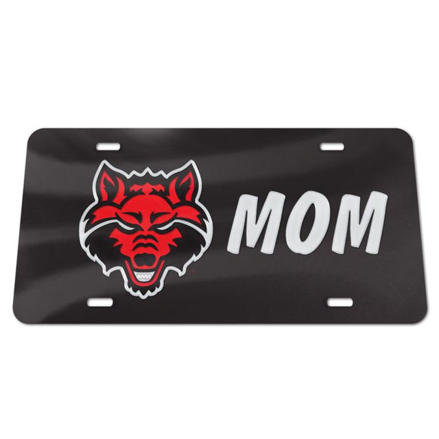 Matrícula acrílica especial de Arkansas State Red Wolves