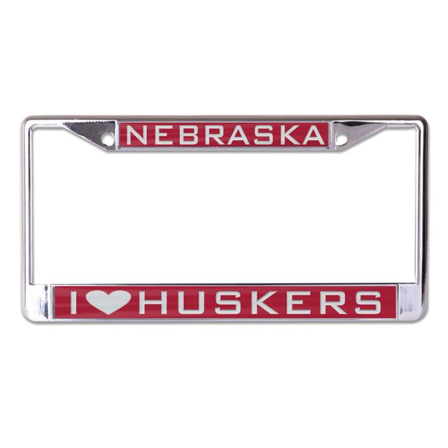 Nebraska Cornhuskers Lic Plt Frame S/L Printed