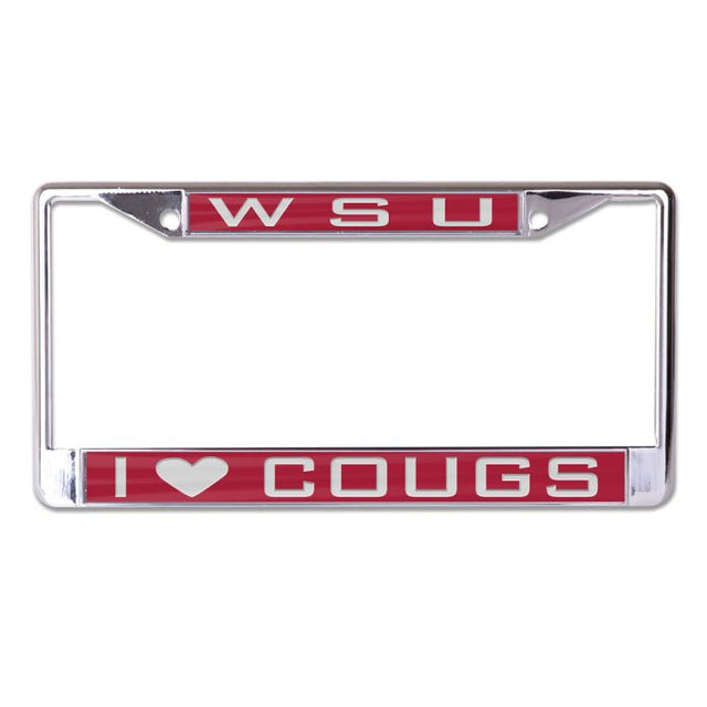 Washington State Cougars Lic Plt Frame S/L Printed