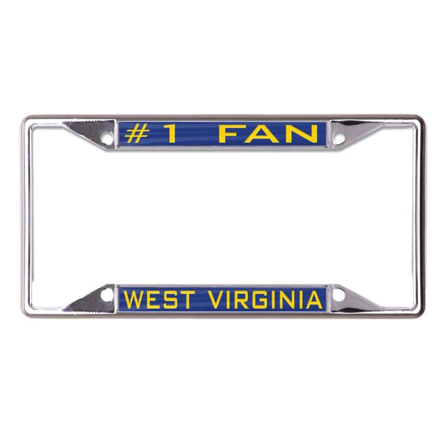 West Virginia Mountaineers Lic Plt Frame S/S Printed