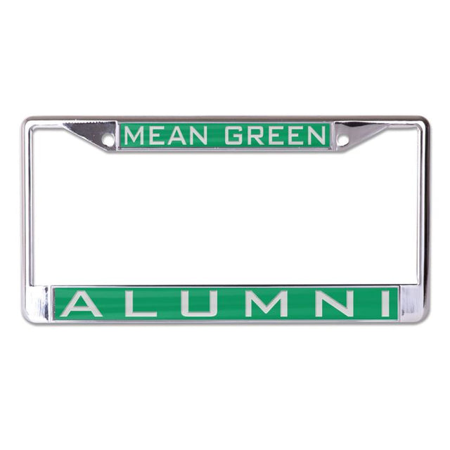 North Texas Mean Green Lic Plt Frame S/L Printed