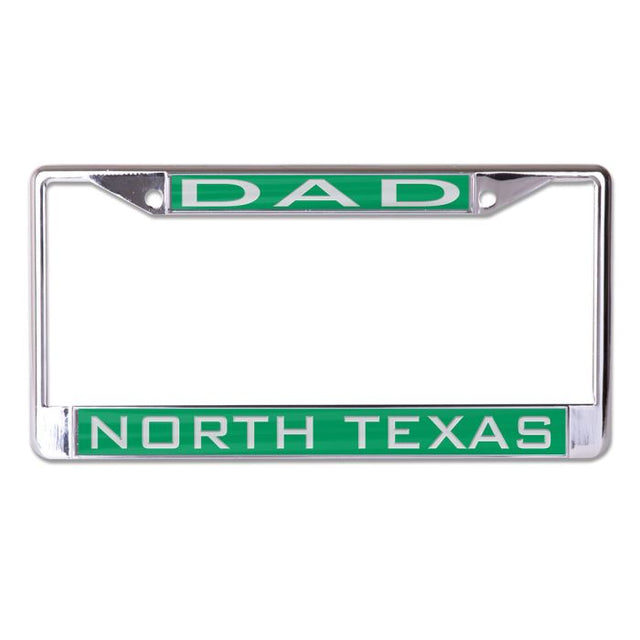 North Texas Mean Green Lic Plt Frame S/L Printed