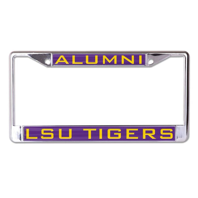 Marco Lic Plt de LSU Tigers impreso en talla pequeña