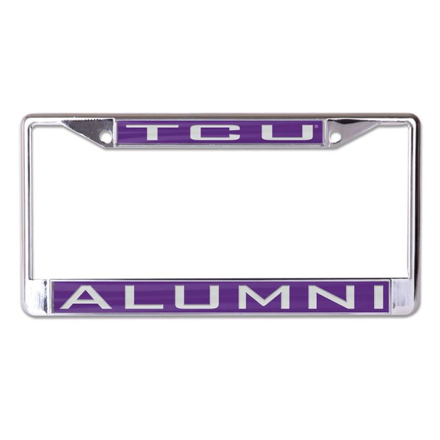 TCU Horned Frogs Lic Plt Marco S/L Impreso