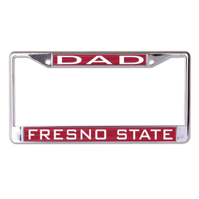 Fresno State Bulldogs Lic Plt Frame S/L Printed