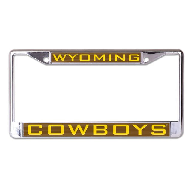 Marco de licencia de Wyoming Cowboys, tamaño pequeño, impreso