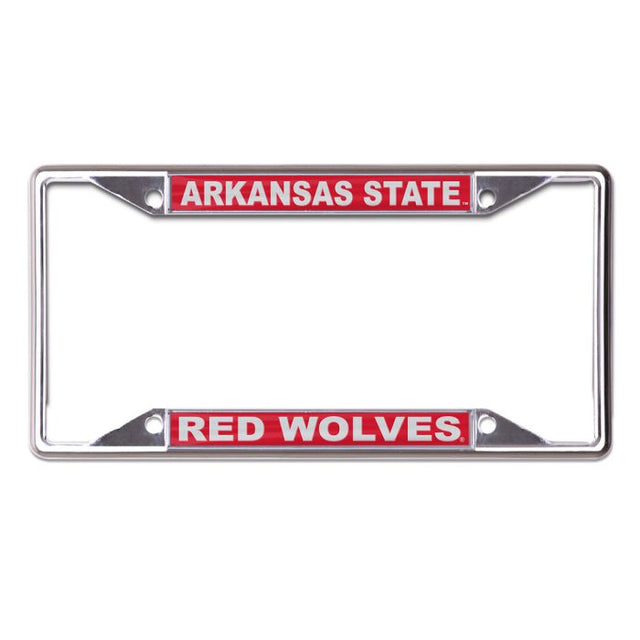 Arkansas State Red Wolves Lic Plt Frame S/S Printed