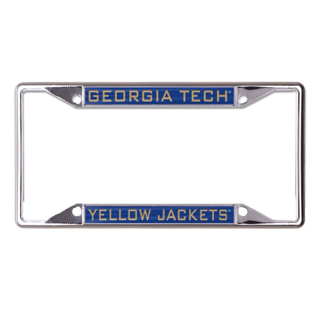 Camiseta de manga corta con estampado de los Yellow Jackets de Georgia Tech Lic Plt Frame