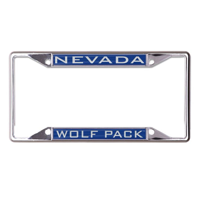 Marco de licencia de Nevada Wolf Pack, de acero inoxidable, estampado