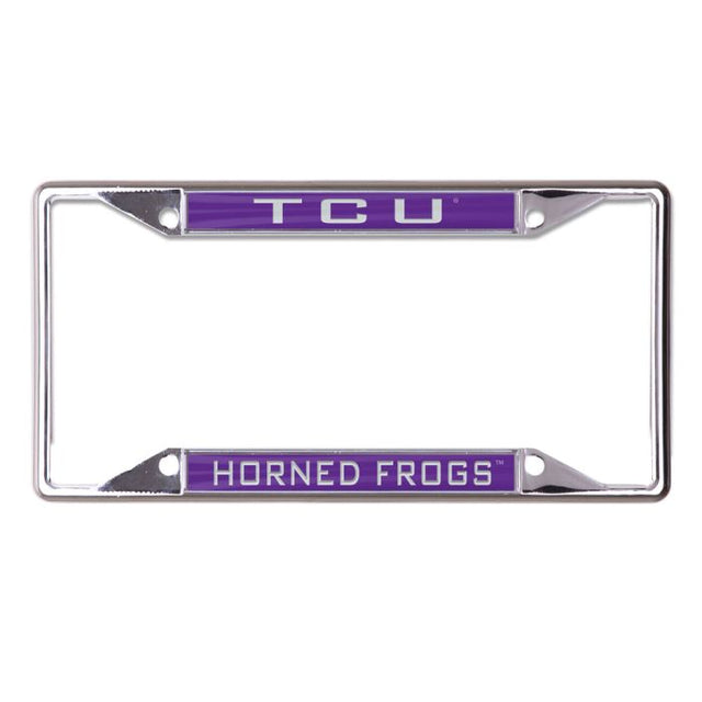 TCU Horned Frogs Lic Plt Marco S/C Impreso