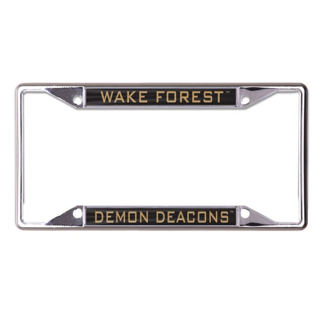 维克森林大学 Demon Deacons Lic Plt 框架 S/S 印刷