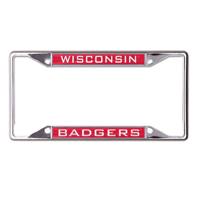 Wisconsin Badgers Lic Plt Frame S/S Printed