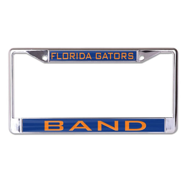 Florida Gators FLORIDA GATORS BAND BLUE BKG Lic Plt Frame S/L Printed