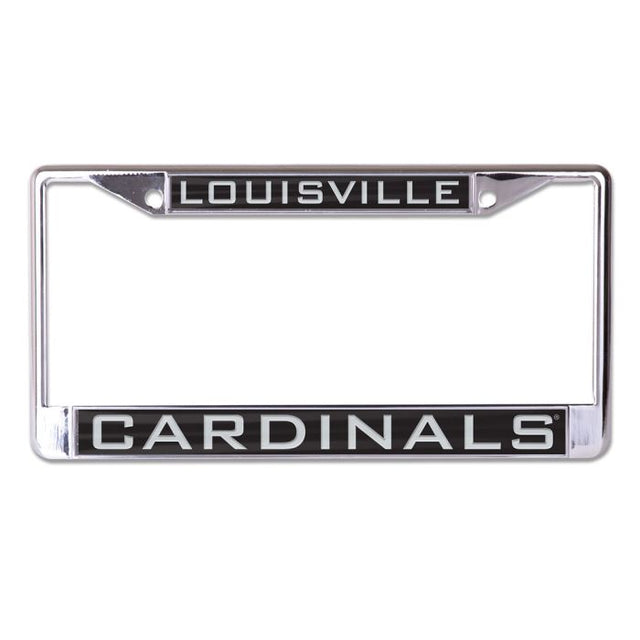 Louisville Cardinals BLACK BACKGROUND Lic Plt Frame S/L Printed