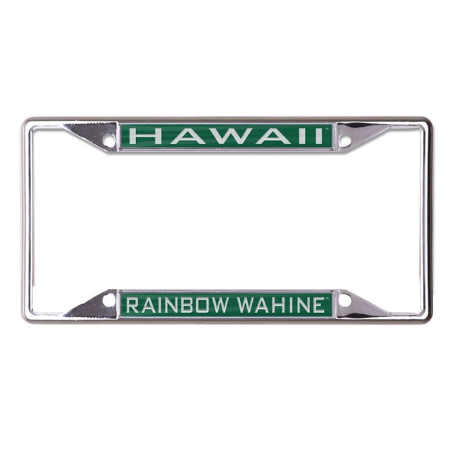 Hawaii Warriors Lic Plt Frame S/S Printed