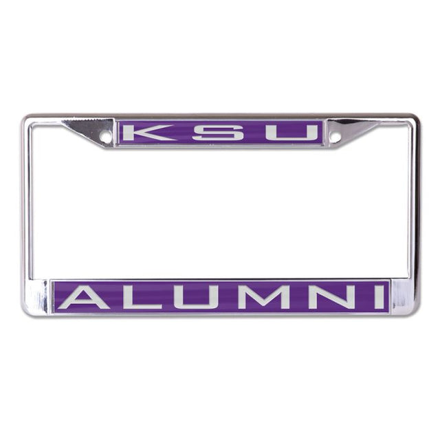 Kansas State Wildcats / Marco de licencia universitaria vintage impreso en talla S/L