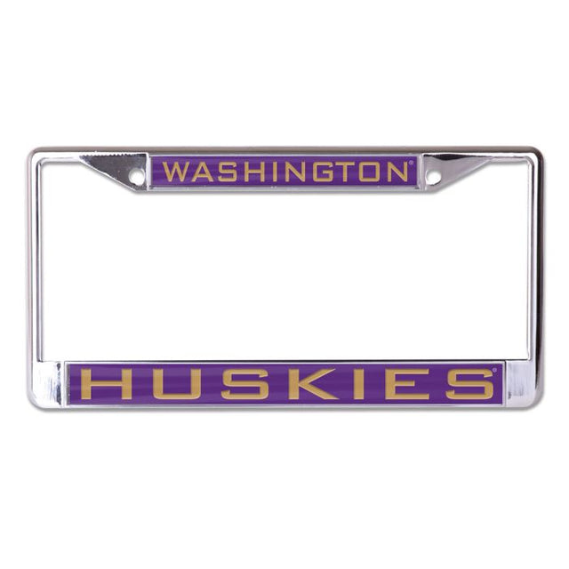 Washington Huskies Lic Plt Frame S/L Printed