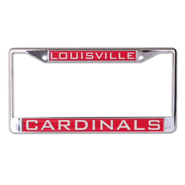 Louisville Cardinals RED BACKGROUND Lic Plt Frame S/L Printed