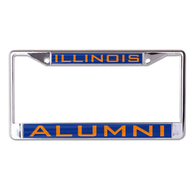 Illinois Fighting Illini Lic Plt Frame S/L Printed