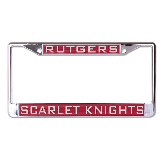 Rutgers Scarlet Knights Lic Plt Frame S/L Printed