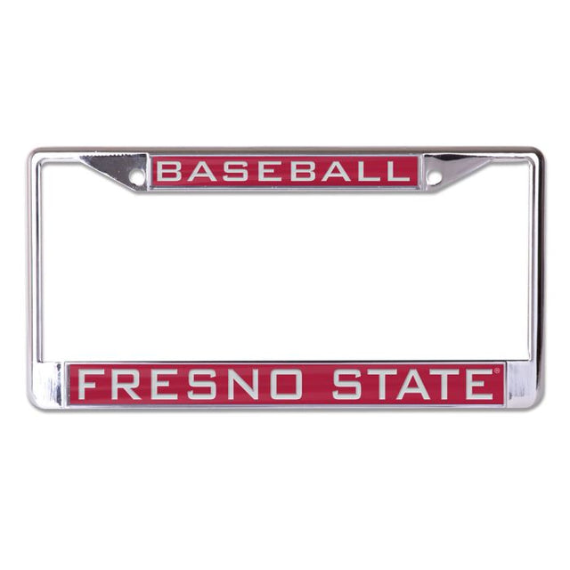 Fresno State Bulldogs BASEBALL Lic Plt Frame S/L Printed