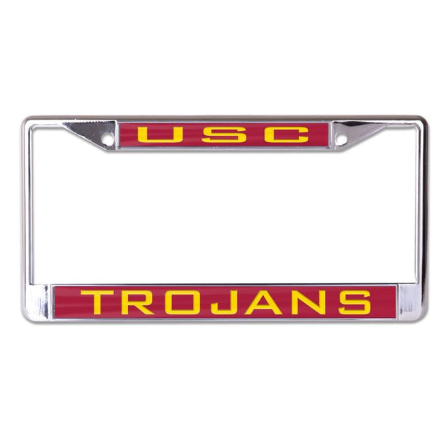 USC Trojans Lic Plt Frame S/L Printed