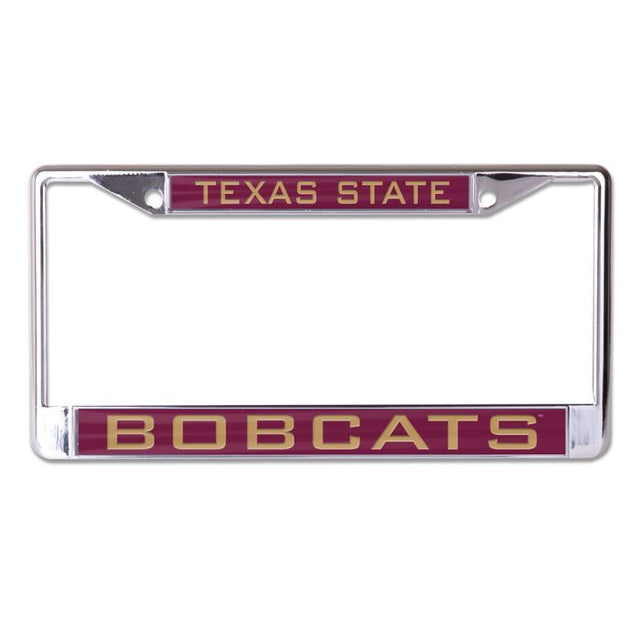 Texas State Bobcats Lic Plt Frame S/L Printed