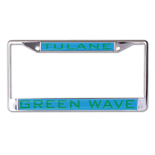 Tulane Green Wave Lic Plt Frame S/L Printed