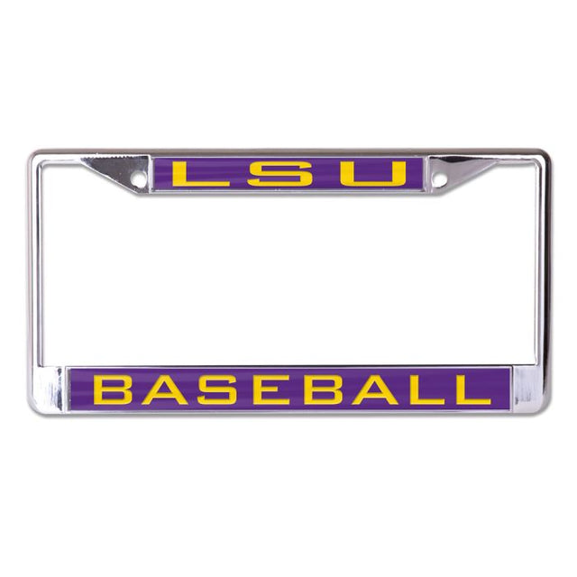 Marco Lic Plt de LSU Tigers impreso en talla pequeña