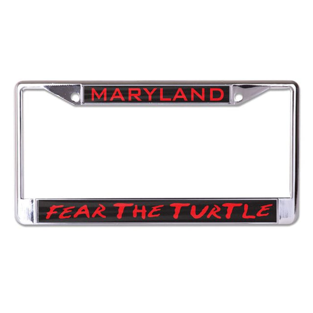 Maryland Terrapins Lic Plt Frame S/L Printed