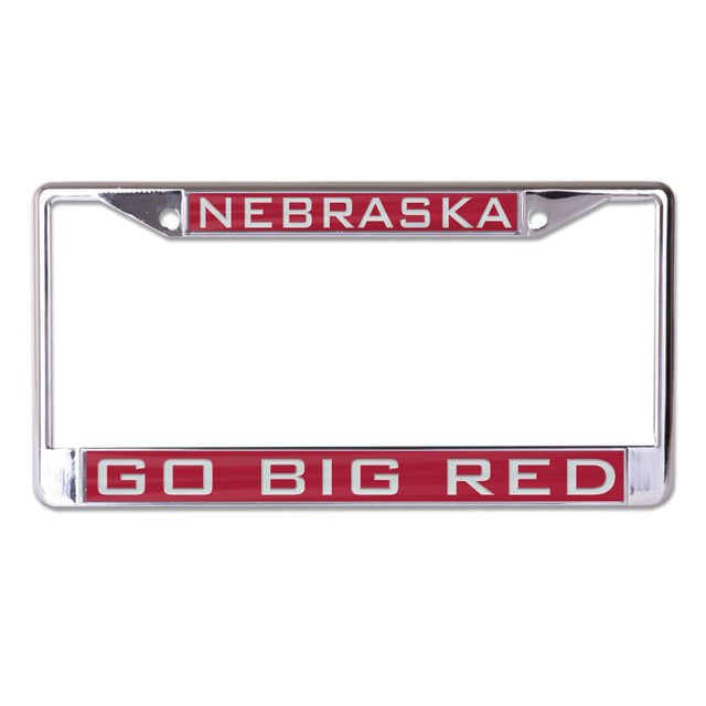 Nebraska Cornhuskers Lic Plt Frame S/L Printed