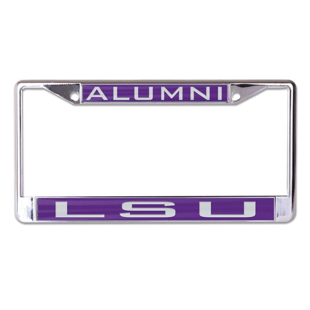 Marco Lic Plt de LSU Tigers impreso en talla pequeña