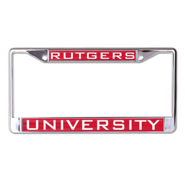 Rutgers Scarlet Knights Lic Plt Frame S/L Printed