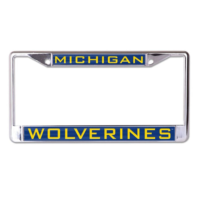 Michigan Wolverines Lic Plt Frame S/L Printed