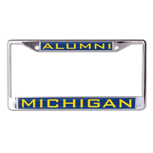 Michigan Wolverines Lic Plt Frame S/L Printed