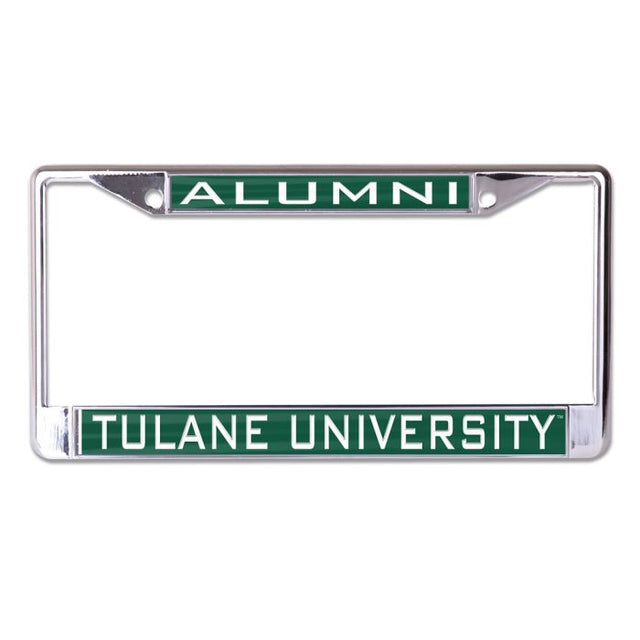 Marco impreso Tulane Green Wave Lic Plt S/L