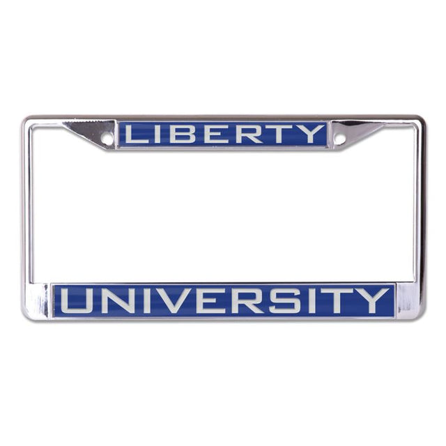 Liberty Flames Lic Plt Frame S/L Printed