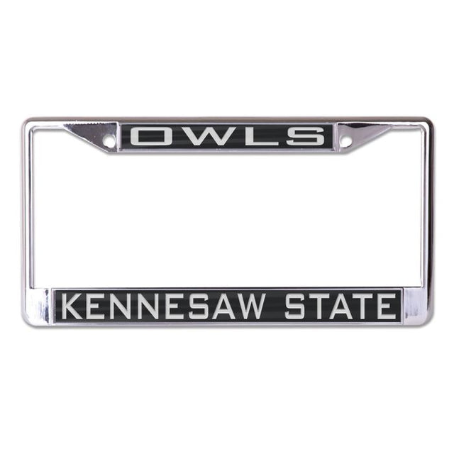 Marco de licencia de Kennesaw State Owls impreso en talla S/L