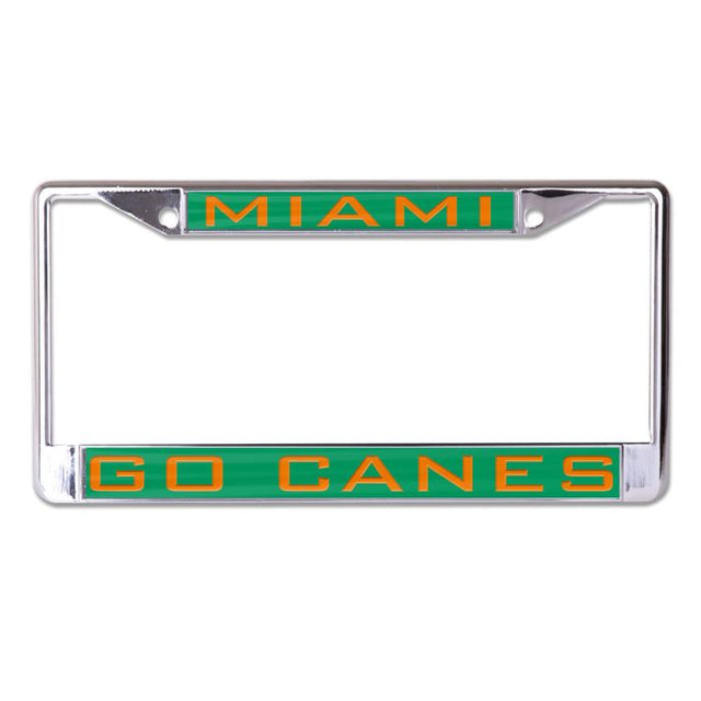 Miami Hurricanes Lic Plt Frame S/L Printed