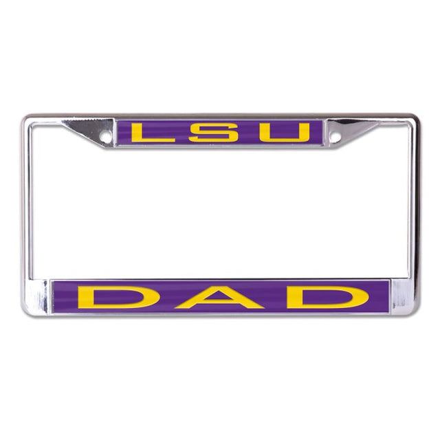 Marco Lic Plt de LSU Tigers impreso en talla pequeña