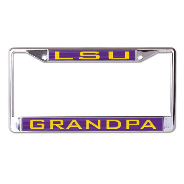 LSU Tigers Lic Plt Frame S/L Printed