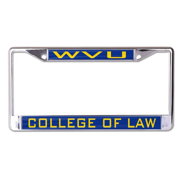 West Virginia Mountaineers Lic Plt Frame S/L Printed