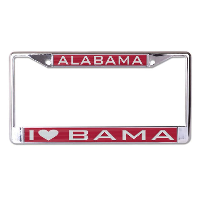 Alabama Crimson Tide Lic Plt Frame S/L Printed