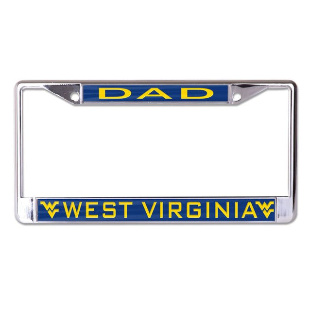 West Virginia Mountaineers Lic Plt Frame S/L Printed