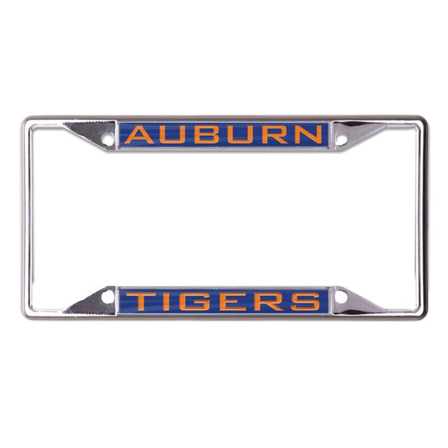 Marco de acero inoxidable con licencia de Auburn Tigers impreso