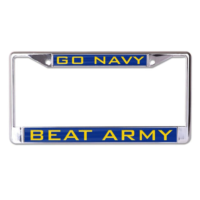 Navy Midshipmen Lic Plt Frame S/L Printed