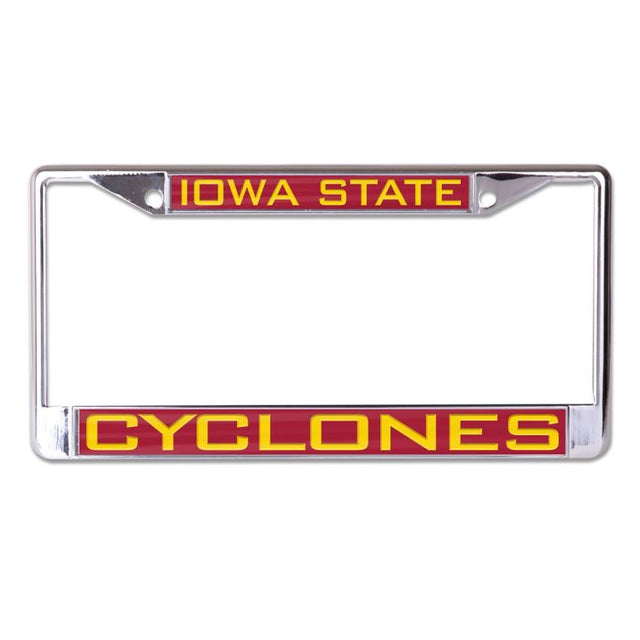 Marco de licencia de Iowa State Cyclones, talla S/L, estampado