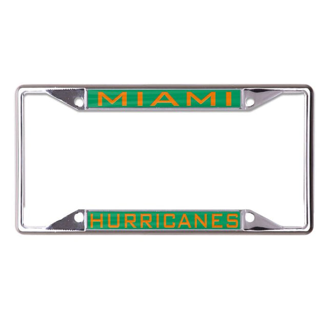 Miami Hurricanes Lic Plt Frame S/S Printed